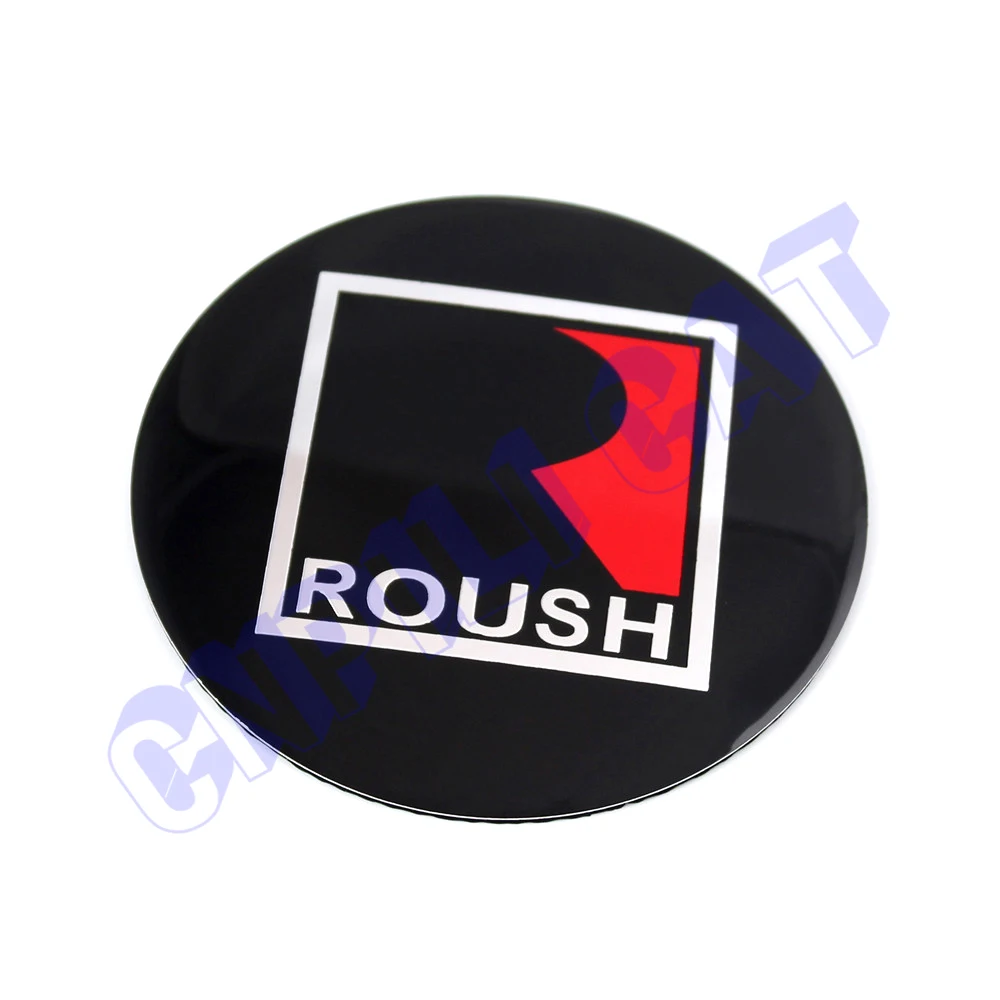 

3.35" ROUSH Logo Car Auto Steering Wheel Center Decorative Badge Decal Sticker for Ford Mustang Shelby GT350 GT500