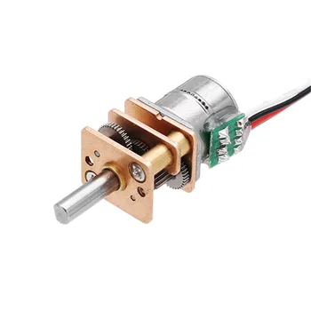 

1pc 1:100 0.18 Degree DC 5V Electric Brushless Gear Reduction Motor Stepper Motor Brand New