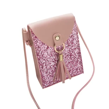 

Sequin Phone Bag Crossbody Bags For Women Messenger Bags Bling Small Mini Luxury Crossbody Wholesale Dropshipping Sac #303