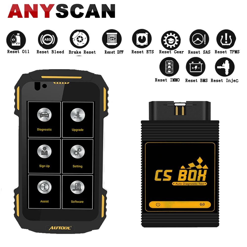 AUTOOL CS BOX Pro профессиональный автомобильный Полный Система диагностический