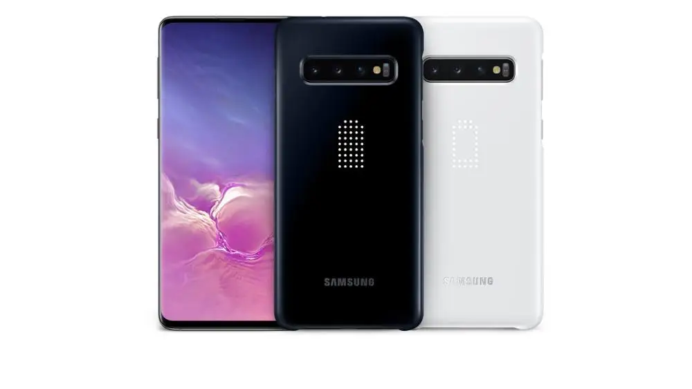 samsung S10 светодиодный чехол S10e samsung Galaxy S10+ S10 Plus светодиодный светильник Smart Back Cover