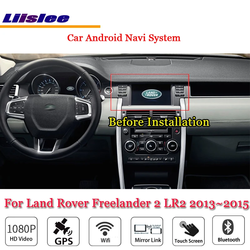 Sale Liislee Car Android Multimedia For Land For Rover Freelander 2 LR2 II 2013~2015 BT Stereo Wifi GPS Map Navi Navigation System 2