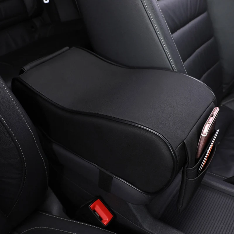 

New Leather Car Armrest Pad Universal Auto Armrests Car Center Console Arm Rest Seat Box Pad Vehicle Protective Car Styling