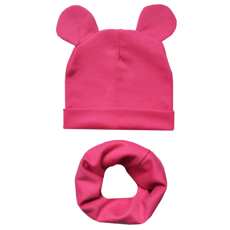 Boys Girls Cotton Solid Cap Soft Warm Cartoon Children Hat Cute Ears Design Spring Autumn Baby Kids Skullies Beanies Accessories mens skully