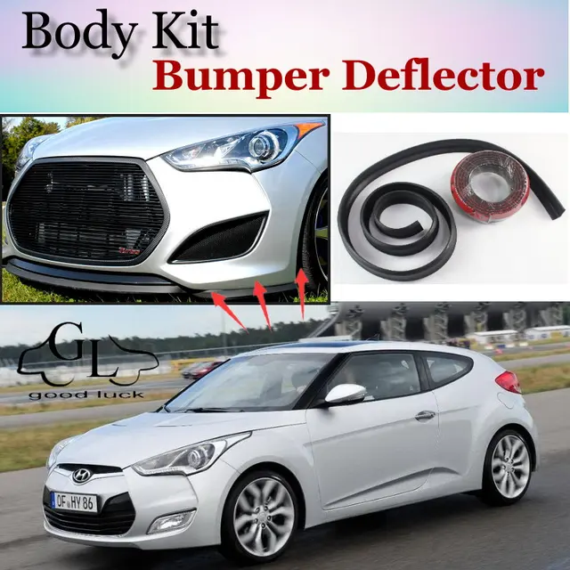 For Hyundai Veloster Bumper Lip / Front Spoiler Deflector For TopGear