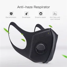1 шт., 2 шт., 3 шт., унисекс, черная маска для лица и рта, РМ2, 5, 5, респиратор с защитой от пыли, респиратор, многоразовые дыхательные маски с клапаном, PJ