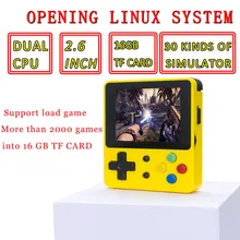 WOLSEN LDK игра 2,6 дюймов Мини Портативная портативная игровая консоль семейный Видео игровой плеер более 4000 игр с предварительной загрузкой