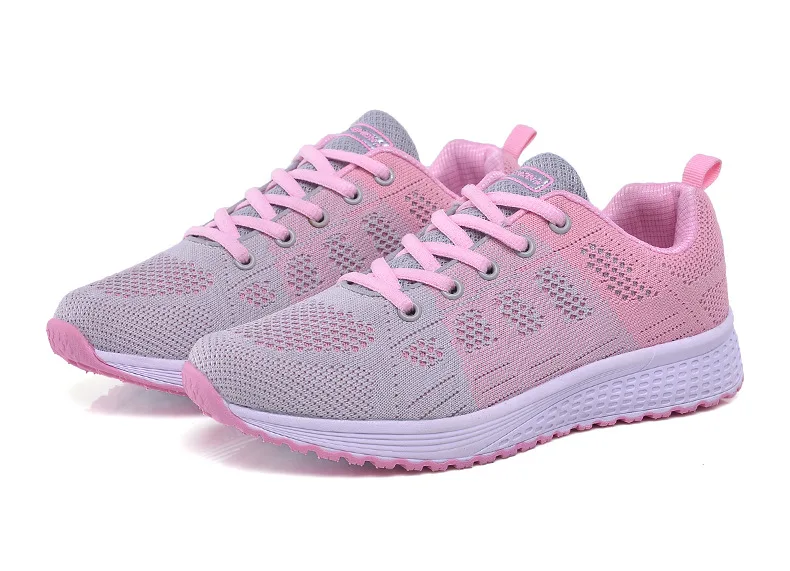 2018 - Women- casual- shoes- fashion- breathable- Walking -mesh- lace- up- flat -shoes -sneakers- women - tenis- feminino- Fast -delivery (17)