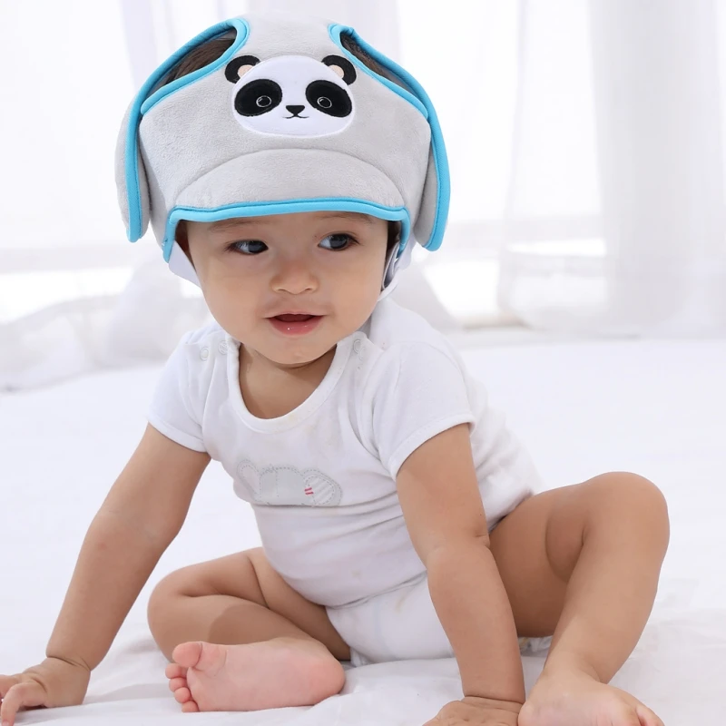 Детские небьющиеся Защитные Мягкие шлемы, детская шапочка, защитная шляпа, круглая крышка Младенческая шапочка