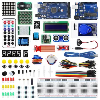 

UNO R3/MEGA 2560 Starter Kit with HC-SR04,SR501 for Arduino