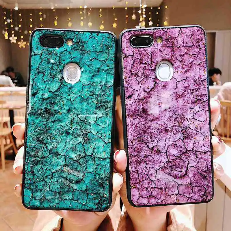 

Marble Rhinestone Coloful Glitter Silicone Phone Cover Case Smart Mobile For Samsung S6 S9 S10 A8 7 Plus Edge Note 8 9 Girl Gift