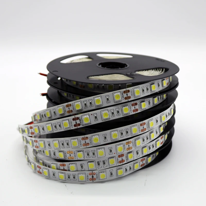 5/10/15/20/30/40/50 м Светодиодная лента 5050 лампа rgb Диодная световая полоса fita 12v smd tiras