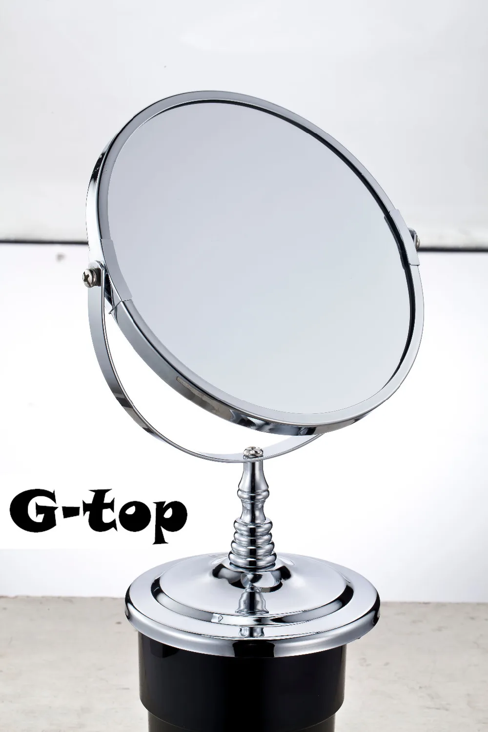 Bathroom Mirror 1X&2X Magnifying Stand 2Side Makeup Table Mirror Round