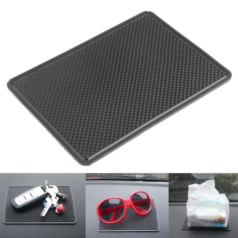 Автомобильный нескользящий Силиконовый коврик VODOOL 19x12 см MP3 GPS держатель для