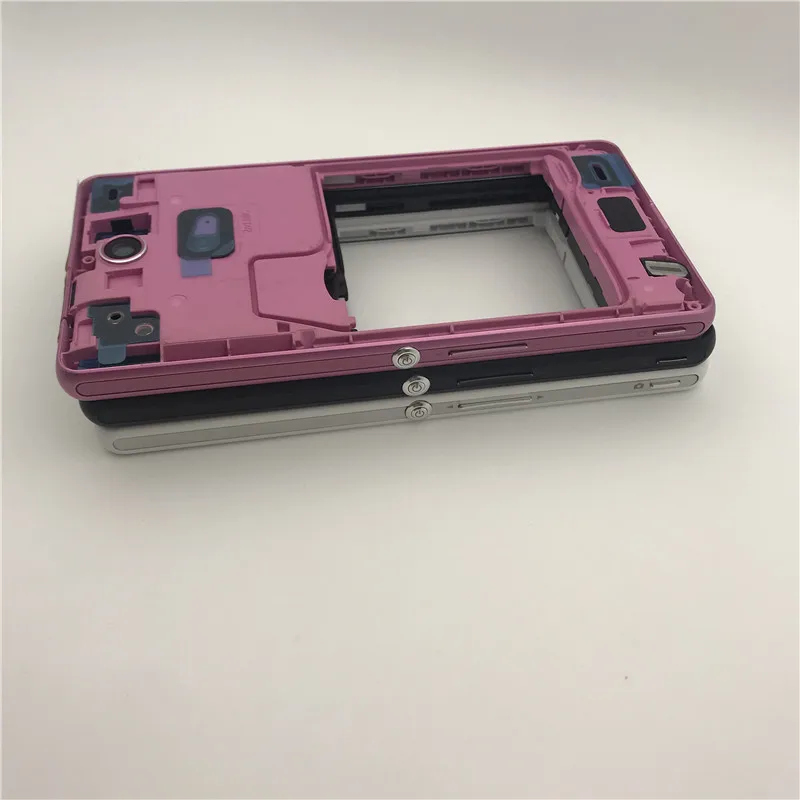 Корпус для Sony Xperia ZR M36H C5502 C5503 черный белый розовый|Корпусы и рамки мобильных