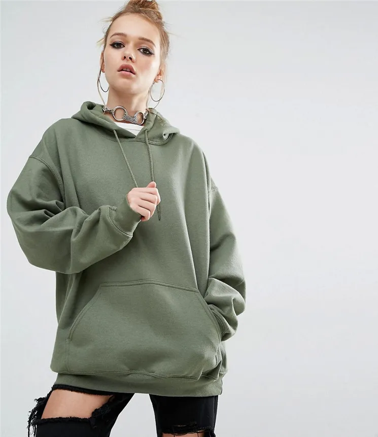  S-5xl Autumn/winter New Loose solid Color Hooded Batwing sleeve Hoodies Women Long Sleeve Hoodie Ha