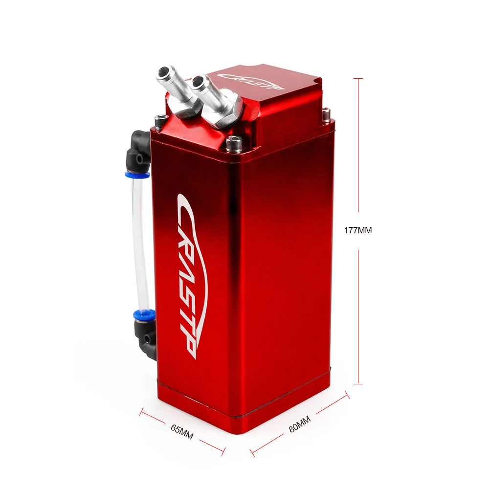 RASTP-алюминиевый гоночный масляный бак квадратной формы бачок универсальный двигатель топливные баки RS-OCC018