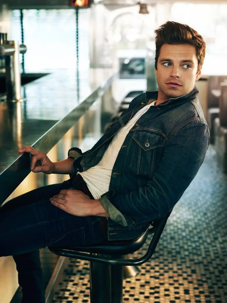 Home Decor Sebastian Stan Actor Star 1-Silk Art Poster Wall Sicker Decoration Gift