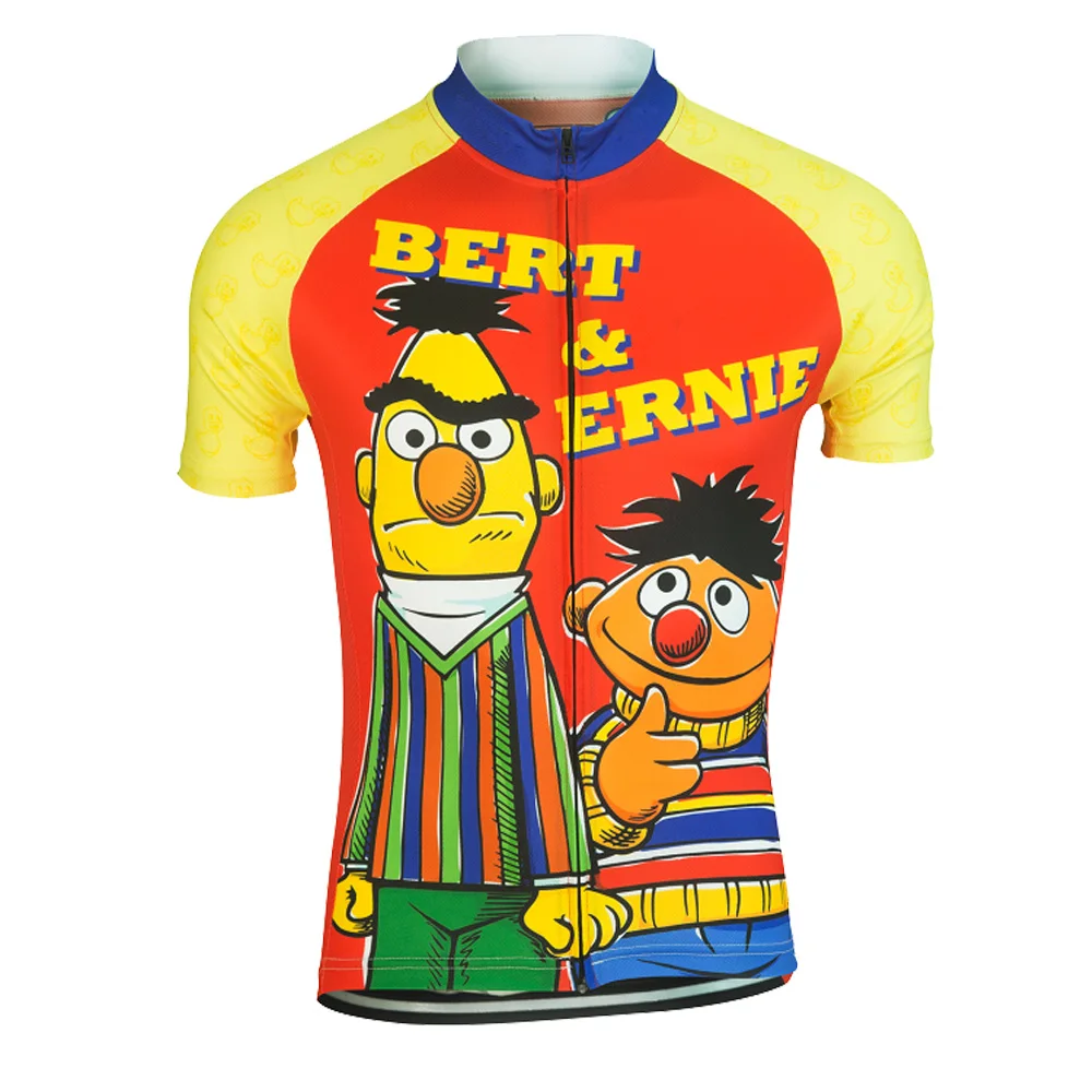 Camiseta de ciclismo divertida de dibujos animados ropa de ciclismo de manga corta para hombre maillot ropa de ciclismo al aire libre camiseta MTB