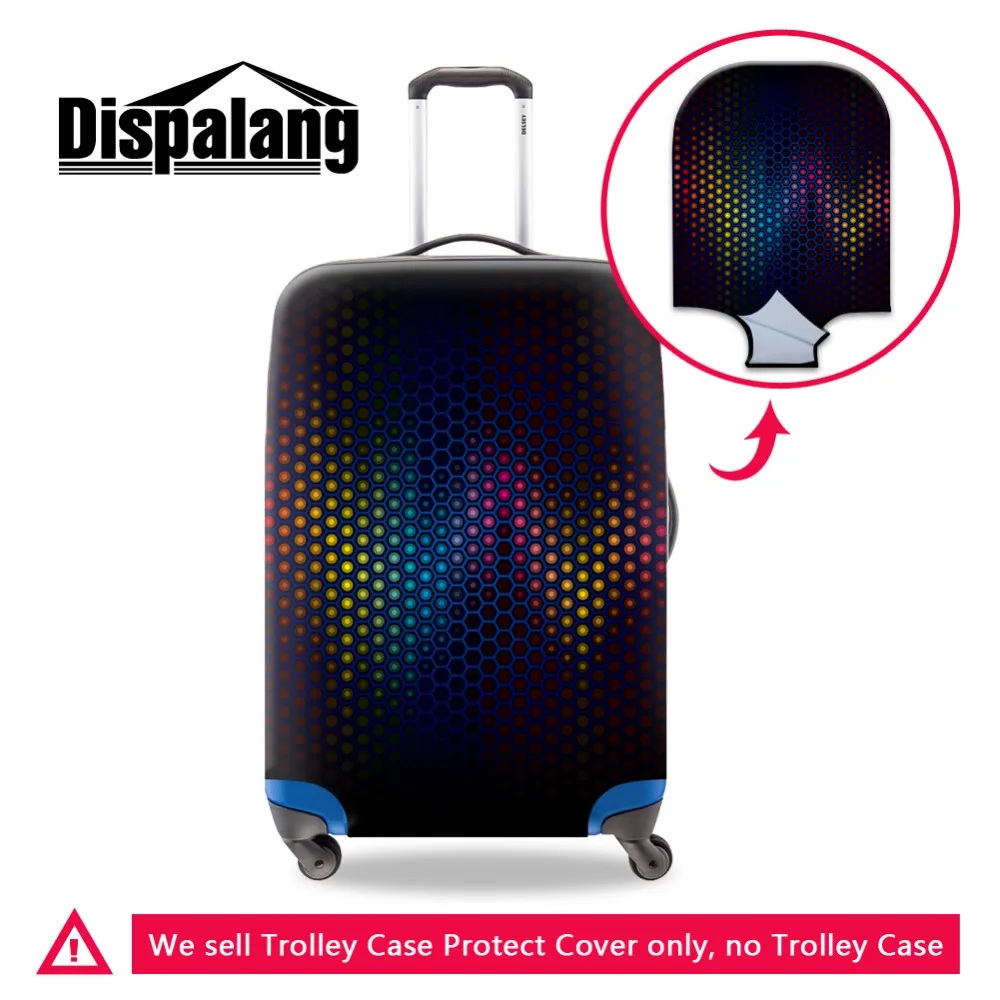 -trolley case cover (1) Travel Luggage Protective Suitcase Cover Luggage Cover Apply To 18~30 Inch Case Excellent Elastic