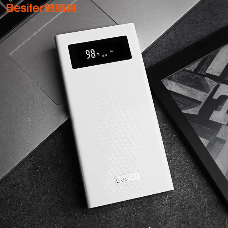 

Besiter Power Bank 20000mAh Quick Charger Powerbank External Battery Bank with LCD Screen Power Supply for Xiaomi Samsung Huawei