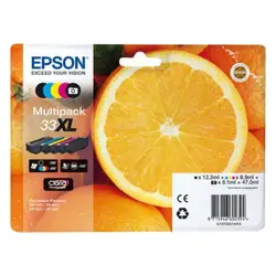 Epson Комплект детских трусов-боксеров 5 различных цветов 33XL Claria чернила высокого качества, черный, Cian, пурпурный, Амарилло, Epson, XP-530, XP-630, XP-635