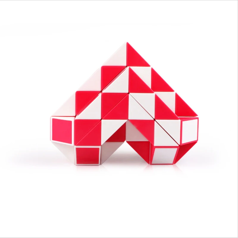 QYTOYS 24 Blocks Magic Snake Cube 36 Segments Speed Blocks Snake Twist Puzzle 48 Blocks Speed Magic Ruler Gifts For Kids