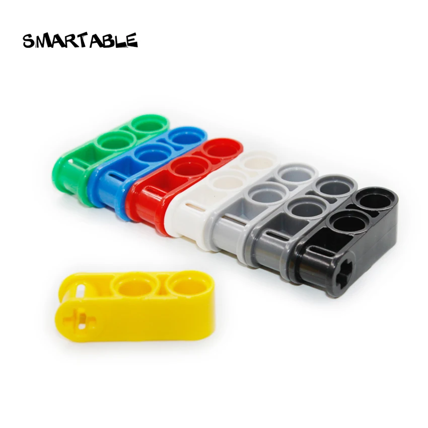 

Smartable Technic Axle and Pin Connector Perpendicular 3L with 2 Pin Holes Block MOC Part Toy Compatible 42003 40pcs/Set