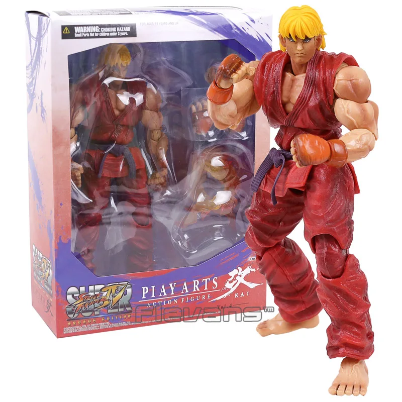 

PLAY ARTS KAI Street Fighter IV 4 Ken PVC Action Figure Collectible Model Toy 25cm
