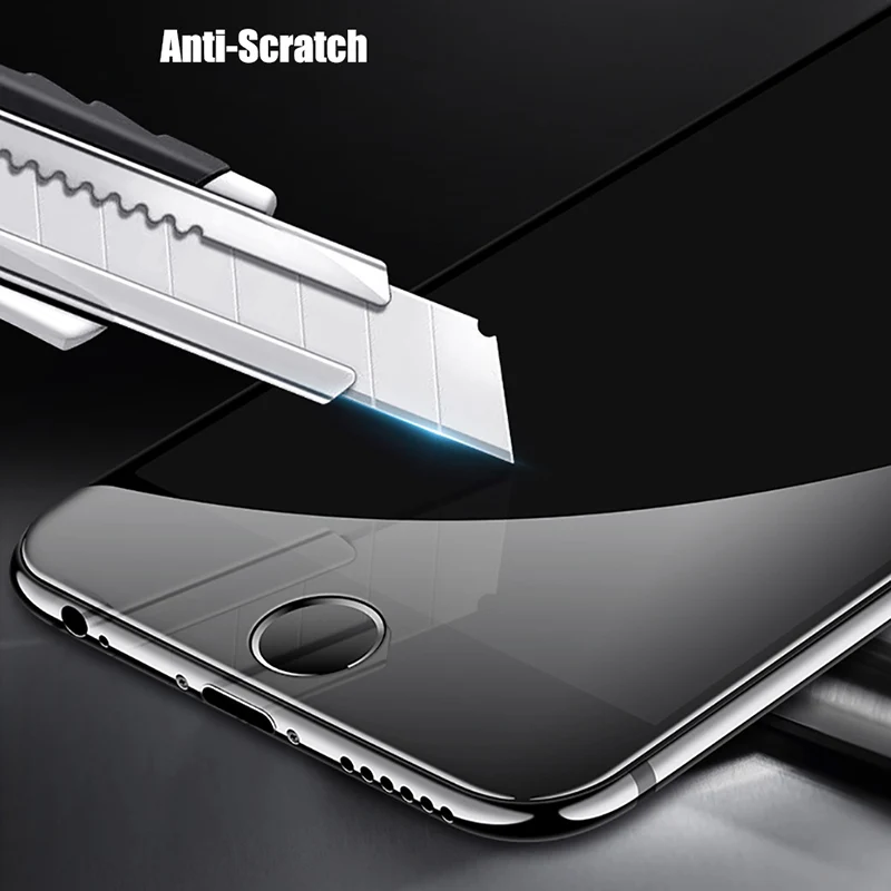 MOUSEMI 5D полное покрытие закаленное стекло для iPhone 7 8 6 Plus изогнутая Защитная пленка