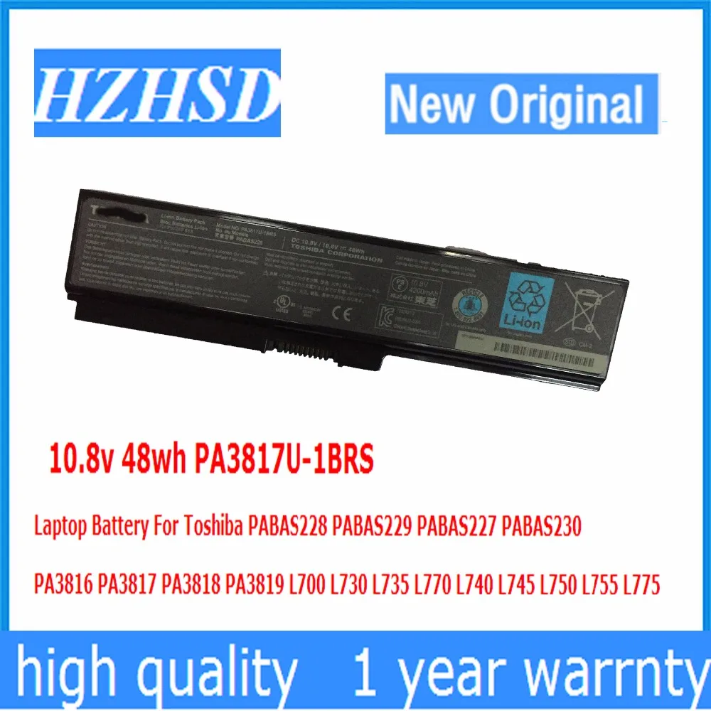 10,8 В 48wh PA3817U-1BRS происхождения ноутбук batteryfortoshiba PABAS228 PABAS229 PABAS227 PABAS230 PA3816 PA3818 PA3819 L700 L730