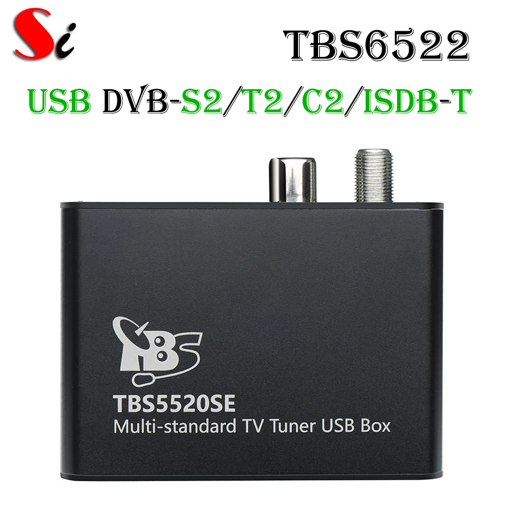 

TBS 5520SE DVB-S2X/S2/S/T2/T/C2/C/ISDB-T Multi-standard TV Tuner USB Box