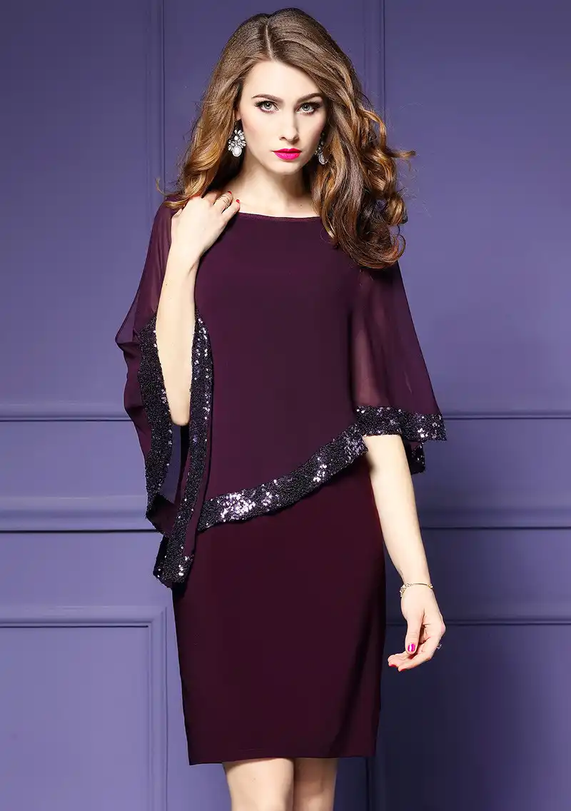 batwing formal dress