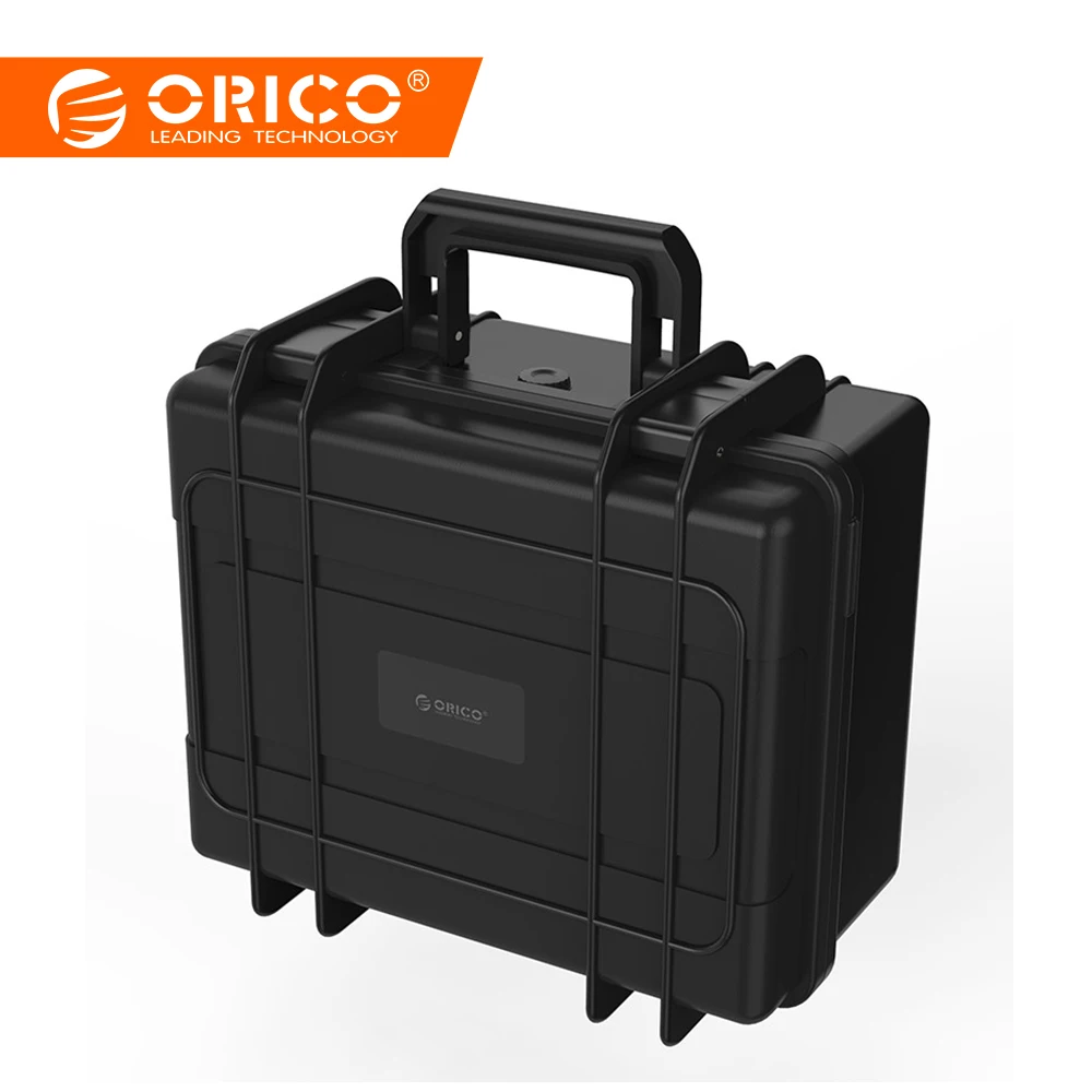 

ORICO Multi-bay 2.5 3.5 inch Hard Drive Protection Case Waterproof + Shockproof + Dustproof Function Safety Lock and Snap Design