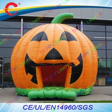 Воздуха к двери, 5 м надувная Тыква воздушная перемычка кровать, надувной Хэллоуин батут надувной дом