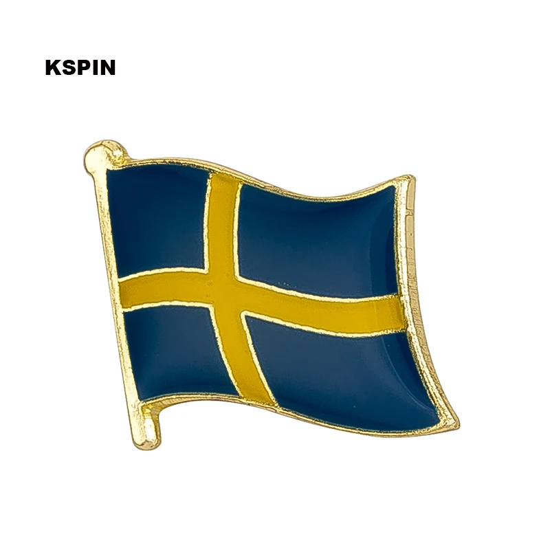 

Sweden flag pin lapel pin badge Brooch Icons 1PC KS-0148
