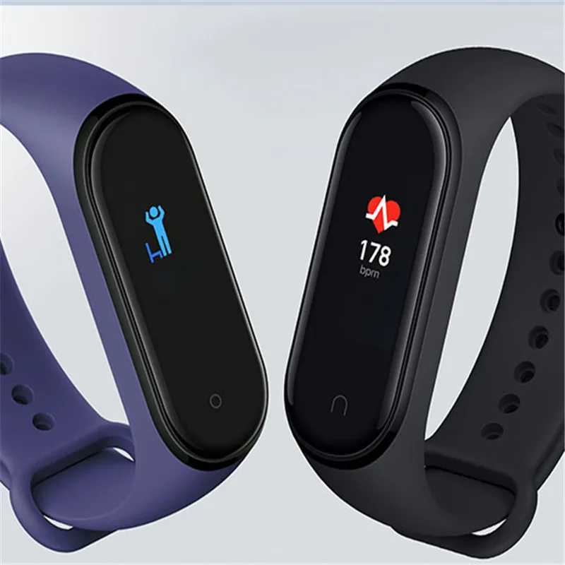 Смарт часы Xiaomi Mi Band 4 Браслет с функцией музыкального плеера пульсометра