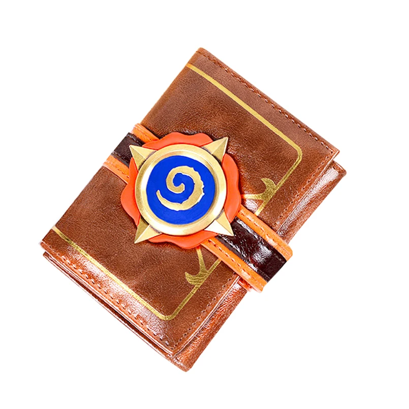 

Hearthstone 3D Logo Wallet Hearth Of The Stone Wallet Three Folds PU Leather Game Type Short Wallet