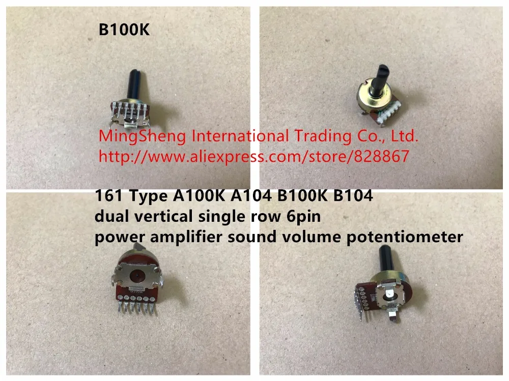 Original new 100 161 Type A100K A104 B100K B104 dual vertical single