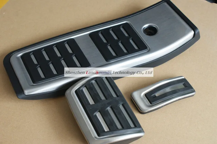 Нержавеющая сталь автомобильные педали для ног педали топлива педаль тормоза для Audi A4
