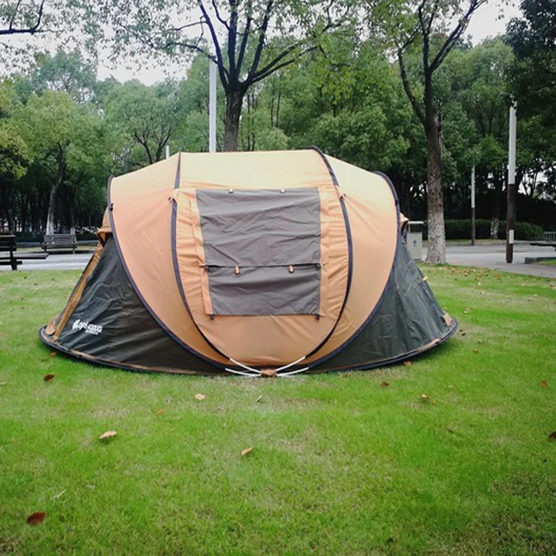 

New Multi-person automatic speed open camping tent Rain and ventilation hand throw tent leisure park tent