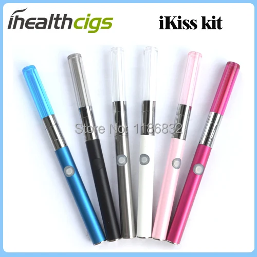  100% Authentic eleaf iKiss kit New Design fashion pen Electronic cigarette 5pcs 