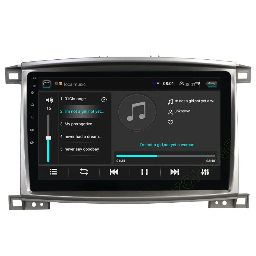 4G DSP 10,2 дюймов 2.5D Android 9,0 Автомобильный мультимедийный dvd-плеер для Toyota Land cruiser 100 LC100 Авторадио автомобильный gps навигатор стерео