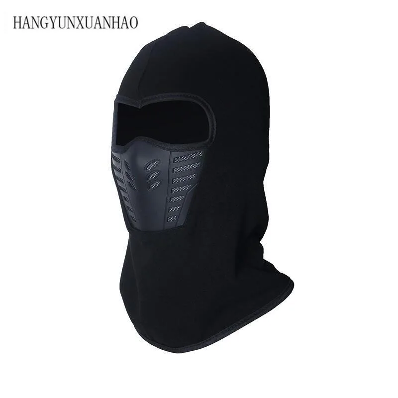 

Windproof Skullies Beanies for Men Women Full Face Mask Autumn Winter Hat Breathable Fleece Balaclava