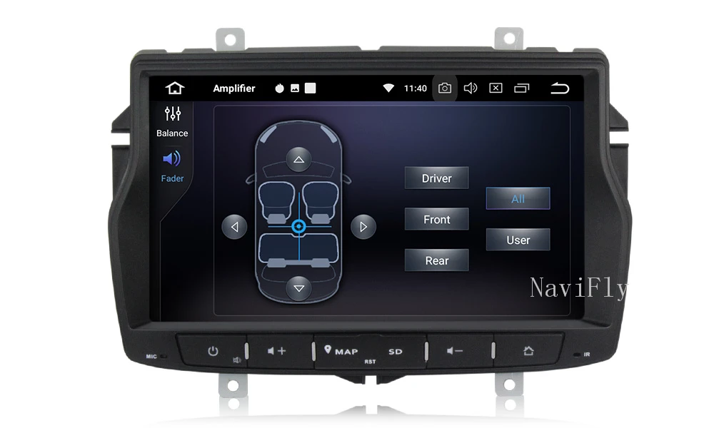 Cheap NaviFly 4GB+32GB Android 8.0 car radio multimedia player for Lada Vesta car gps navigation head unit stereo system 15