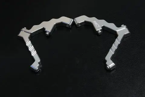 

1/5 baja CNC Alloy Front Shock Support set - New Design for 1/5 hpi km rv baja 5b ss 5t 5sc J026/J027