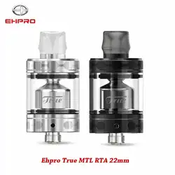 Новые поступления бак распылитель 22 мм Ehpro True MTL RTA 2 мл/3 мл E-cigs танк 5 воздушных слотов дополнительно испаритель распылитель RTA Vs Zeus танк