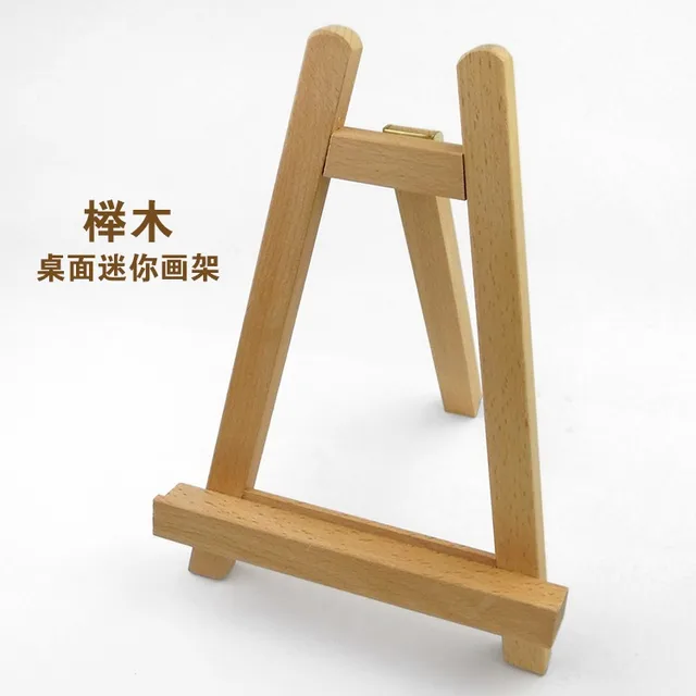 Mini Beech Wooden Easel For Painting Sketching Small Tabletop Tripod Mini Beech Wooden Easel For Painting Sketching Small Tabletop Tripod Display Show Photo Frame Stand