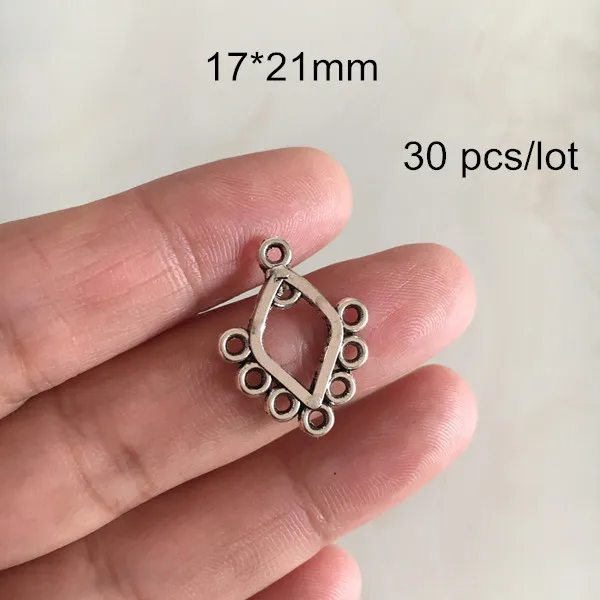 Fashionista 30pcs DIY Earrings Connectors Multiple Connectors Antique