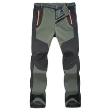 Зимние для мужчин женщин теплый флис штаны-карго быстросохнущая Softshell мотобрюки непромокаемые ветрозащитный термальность OutdoorCamp пот
